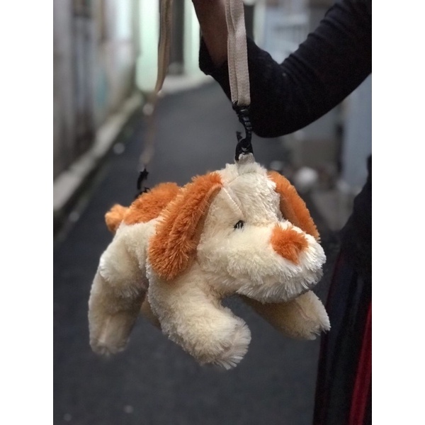 Tas Slempang Boneka Noni Bulu Tebal