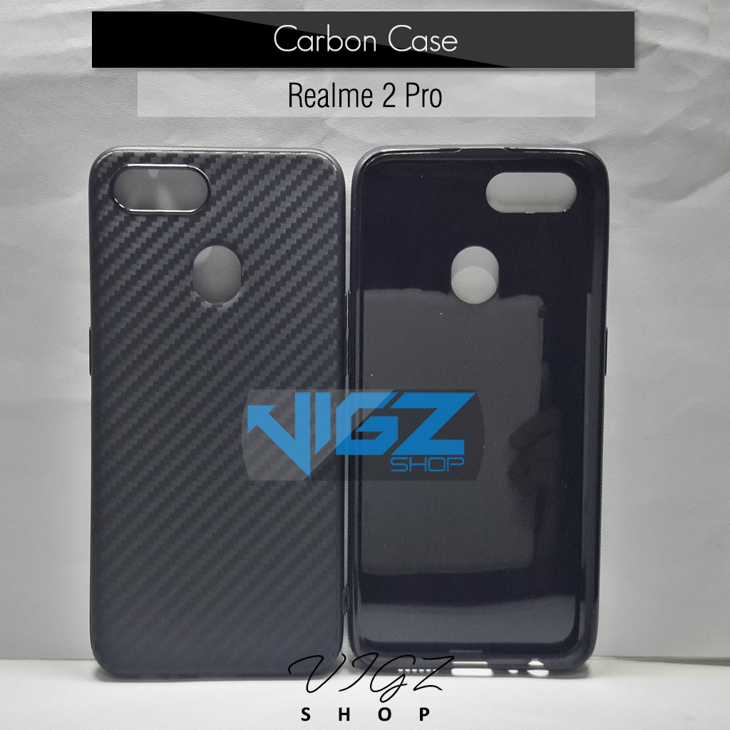 Case Realme 2 Pro Carbon Softshell High Quality