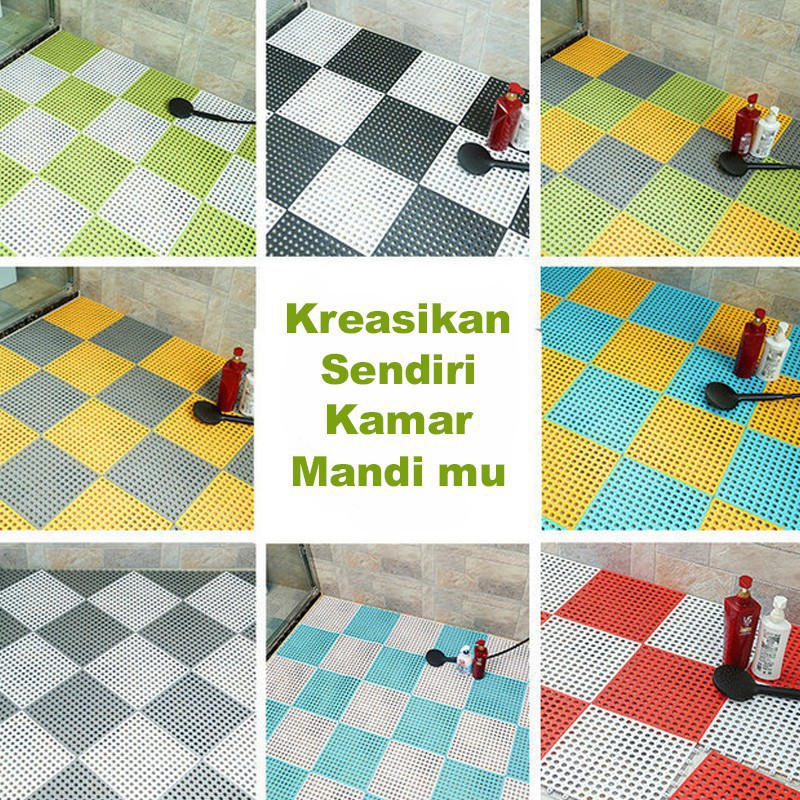 INDOMINI KARPET KAMAR MANDI ANTI LICIN - ALAS KESET LANTAI KOLAM RENANG DAPUR ANTI SLIP / SELIP R301