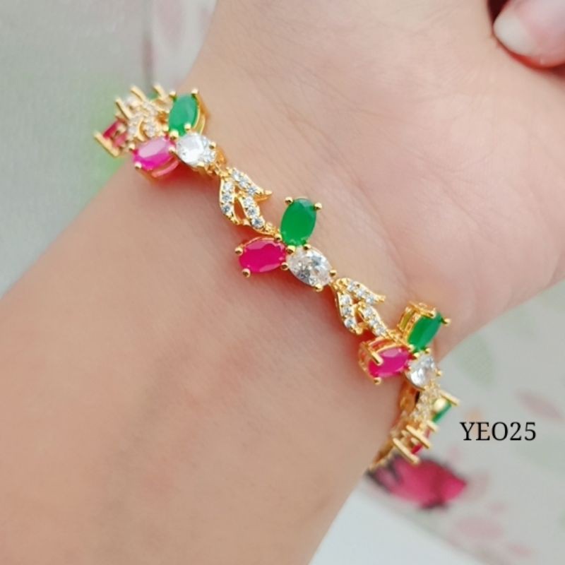 gelang giok lapis emas terbaru