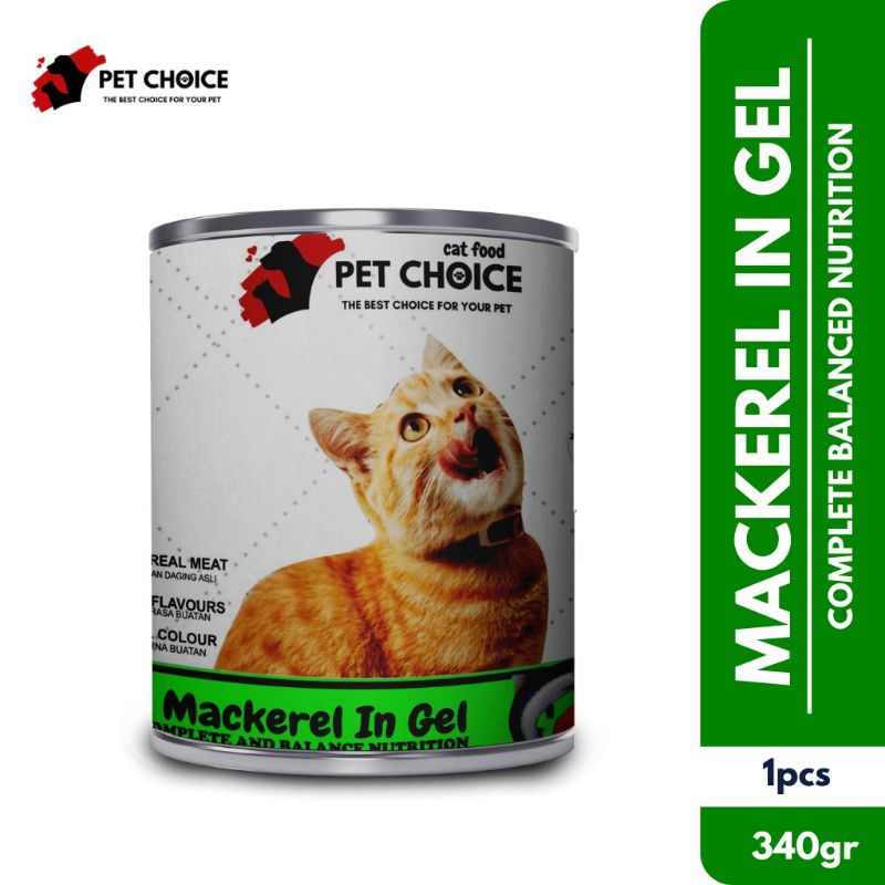 Makanan Kucing Basah PET CHOICE kaleng 340gr catfood  wetfood bukan LIFECAT
