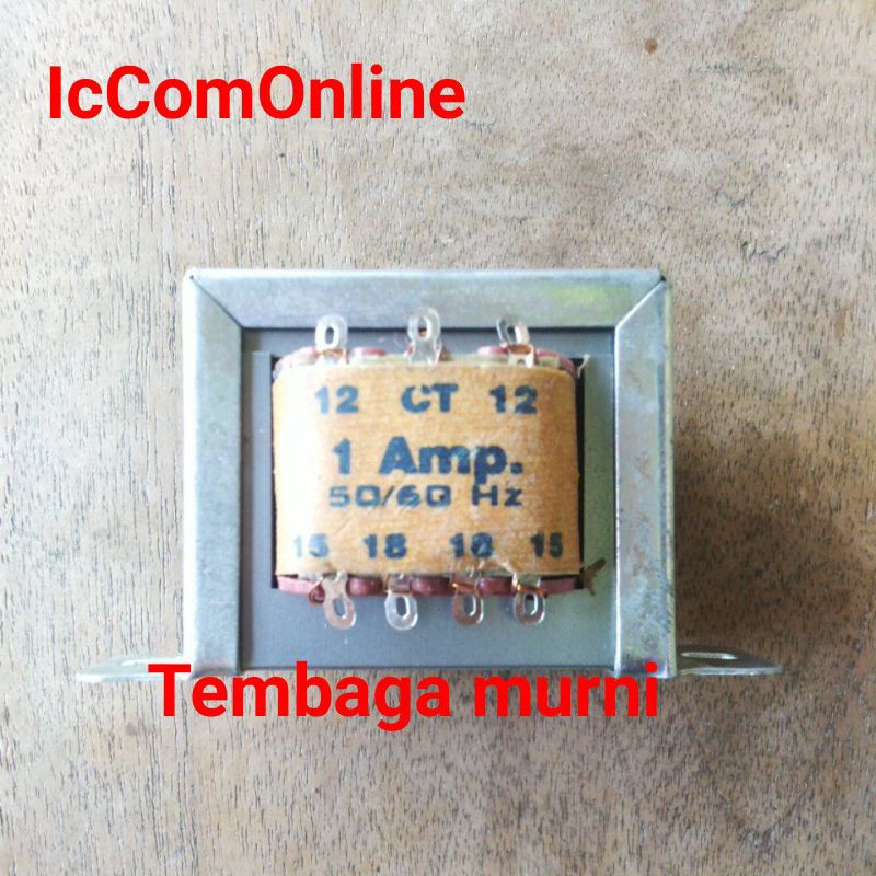 Trafo Excell 1A CT 18V
