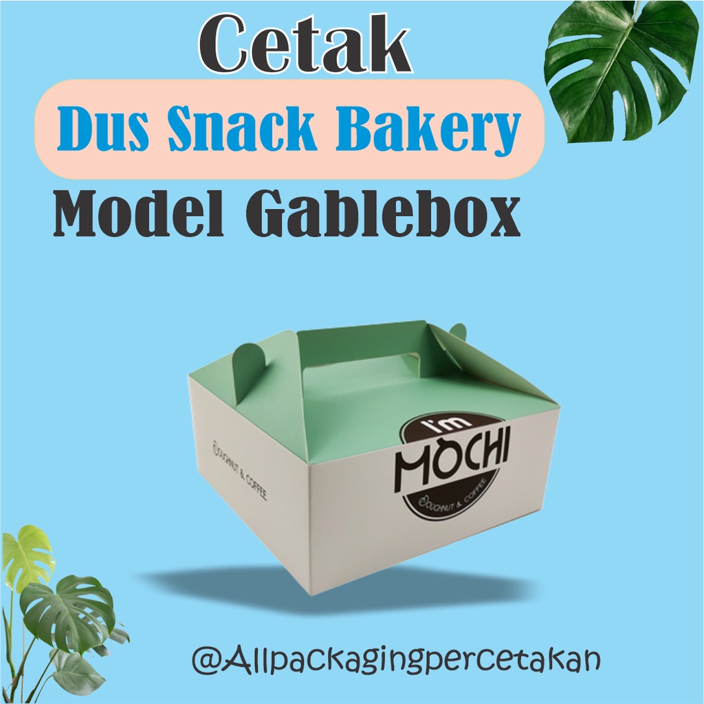 

CETAK DUS SNACK BAKERY MODEL GABLEBOX CUSTOM / CETAK DUS SNACK BAKERY MODEL GABLEBOX CETAK NAMA/TULISAN/GAMBAR/BRAND/LAINNYA