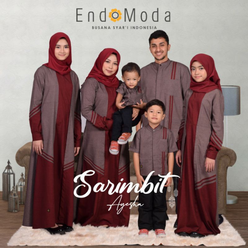 SARIMBIT ENDOMODA 2022 SARIMBIT AYESHA BROWN COKLAT