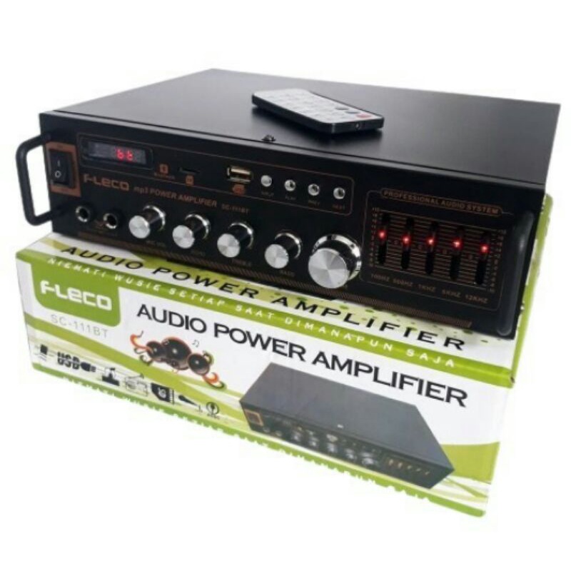 cod Amplifier Fleco F-111BT/Power Amplie Bluetooth FM Strieo/Amplie Radio