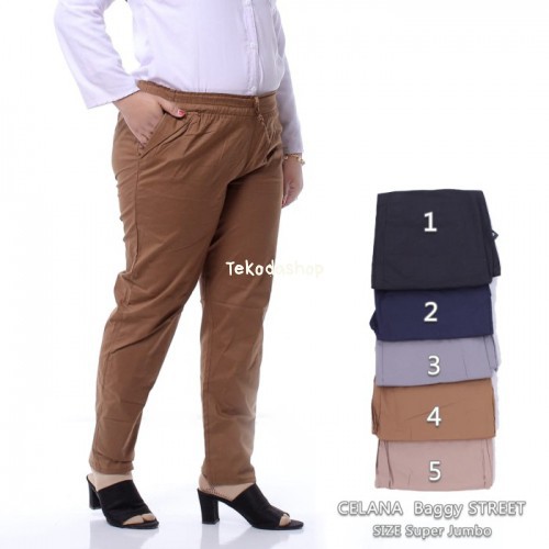 VILLY Baggy SUPER JUMBO Katun Strecth Wanita