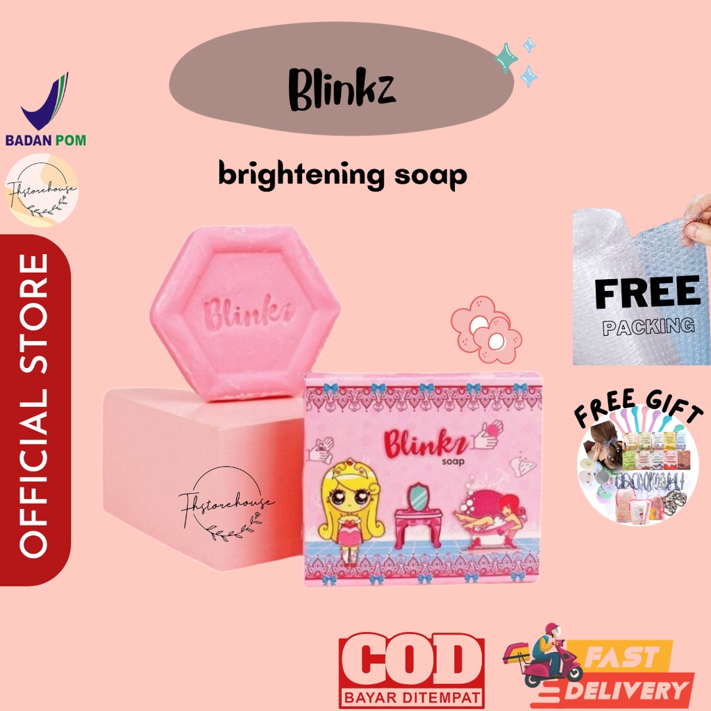 BLINKZ SOAP BPOM READY STOCK SABUN BLINKZ WHITE DIARY GLUTA SOAP