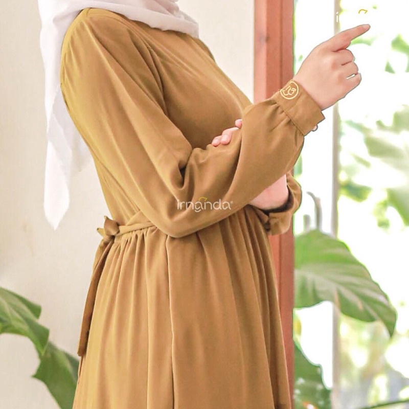 Gamis Polos Jasmine Ceruty Import Premium Dailydress