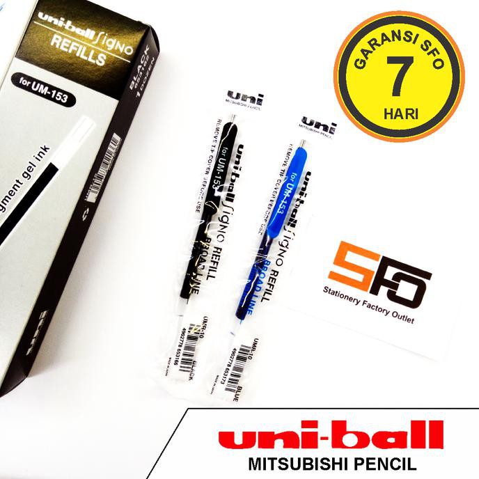 

Produk Terbaik] Refill Pen Uniball Umr-10 - Hitam