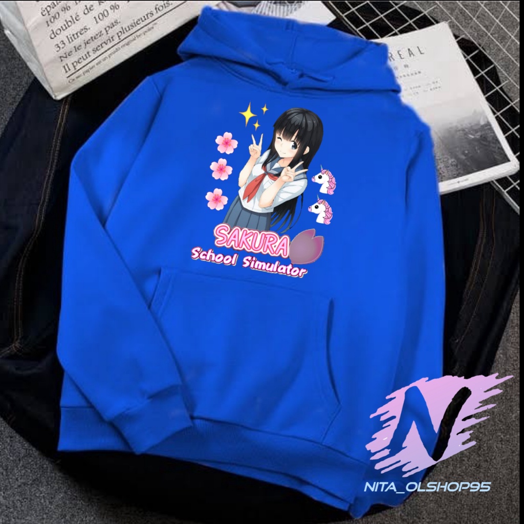 HOODIE ANAK SAKURA SCHOOL SIMULATOR SWEATER SAKURA SCHOOL ANIME