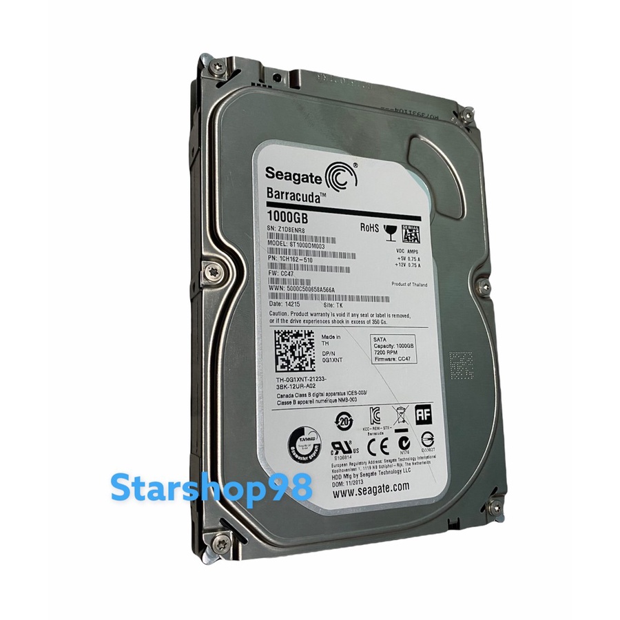 Hdd Pc Seagate 500GB Sata Slim/1tb