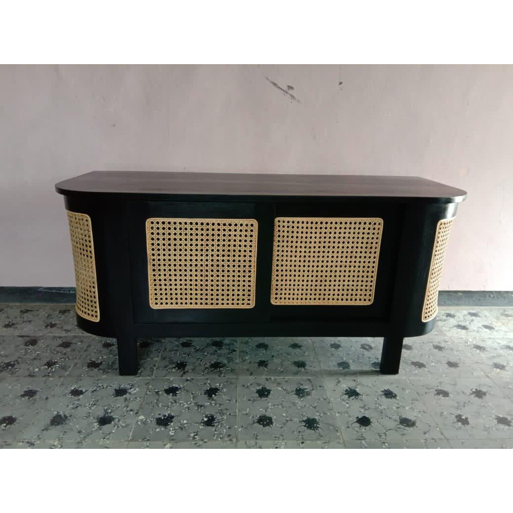 Rattan TV Table