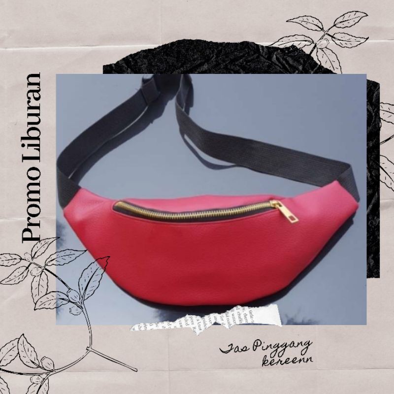 Tas pinggang simple fanny pack