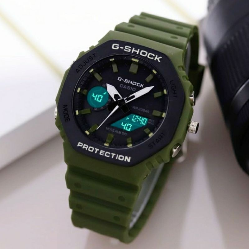 TERVIRAAALLLLLLLL JAM TANGAN GSHOCK JAM TANGAN GA2100 BOOMING WARNA MODELIST