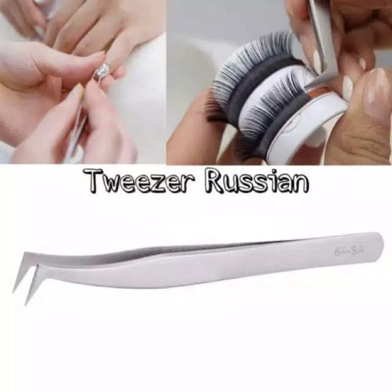 Tweezer Russian Volume Eyelash Extension / Pinset Russian best