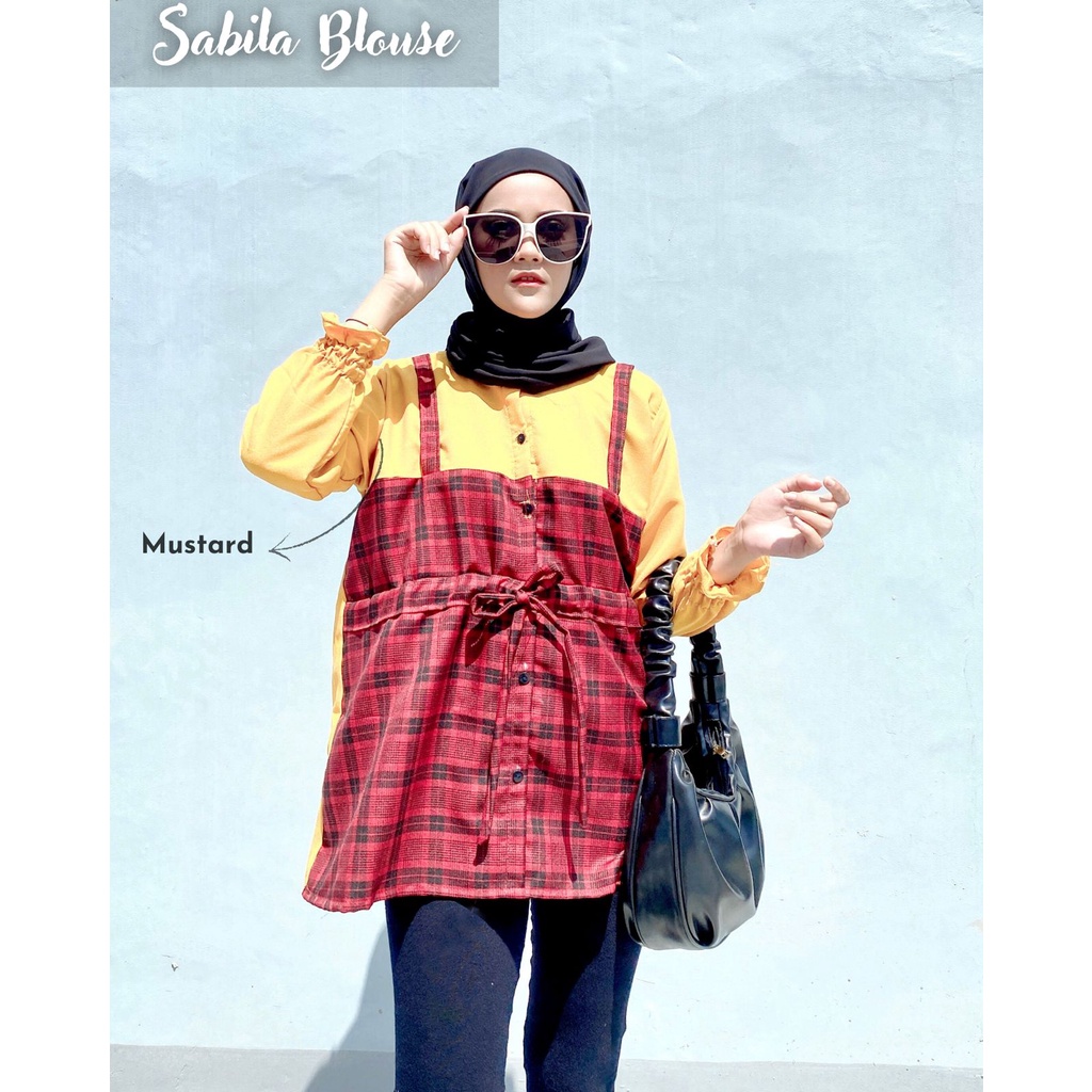 Blouse Semiwoll Sabila