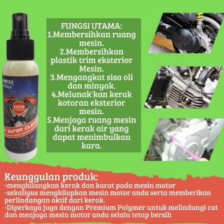 COD Pembersih kerak mesin motor mobil ampuh 100% Khurenza Clean texs