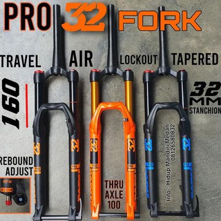 fork rockshox travel 160