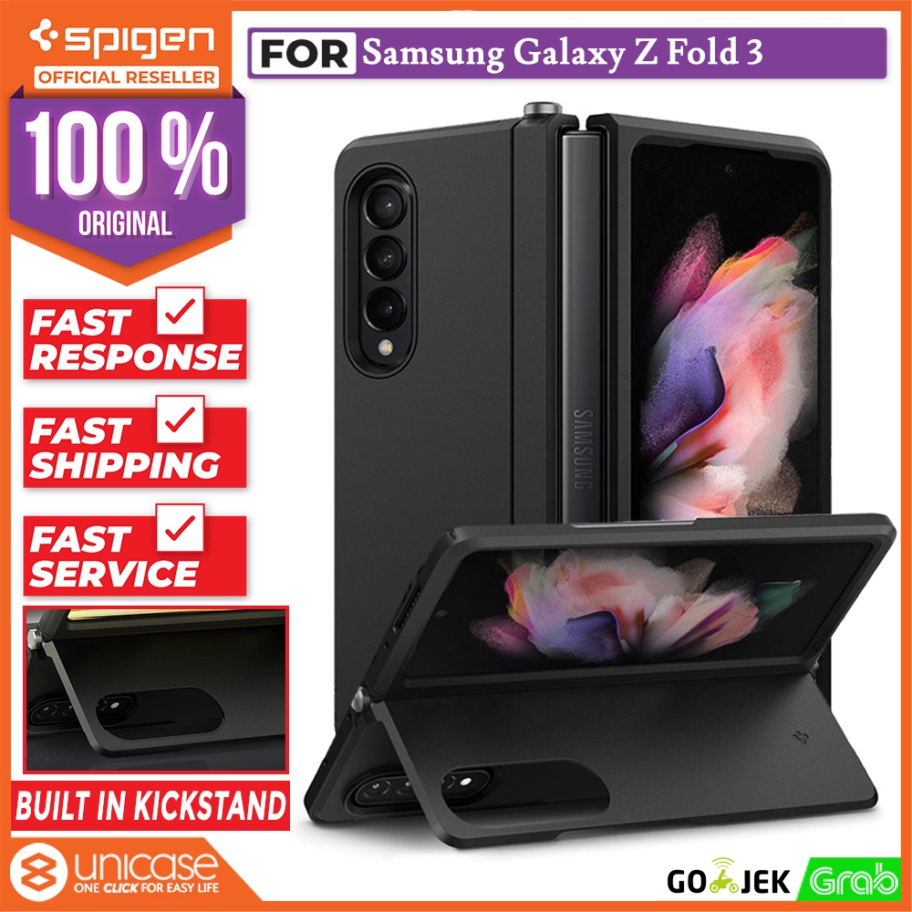 Case Samsung Galaxy Z Fold 3 Spigen Neo Hybrid S Slim Stand Casing