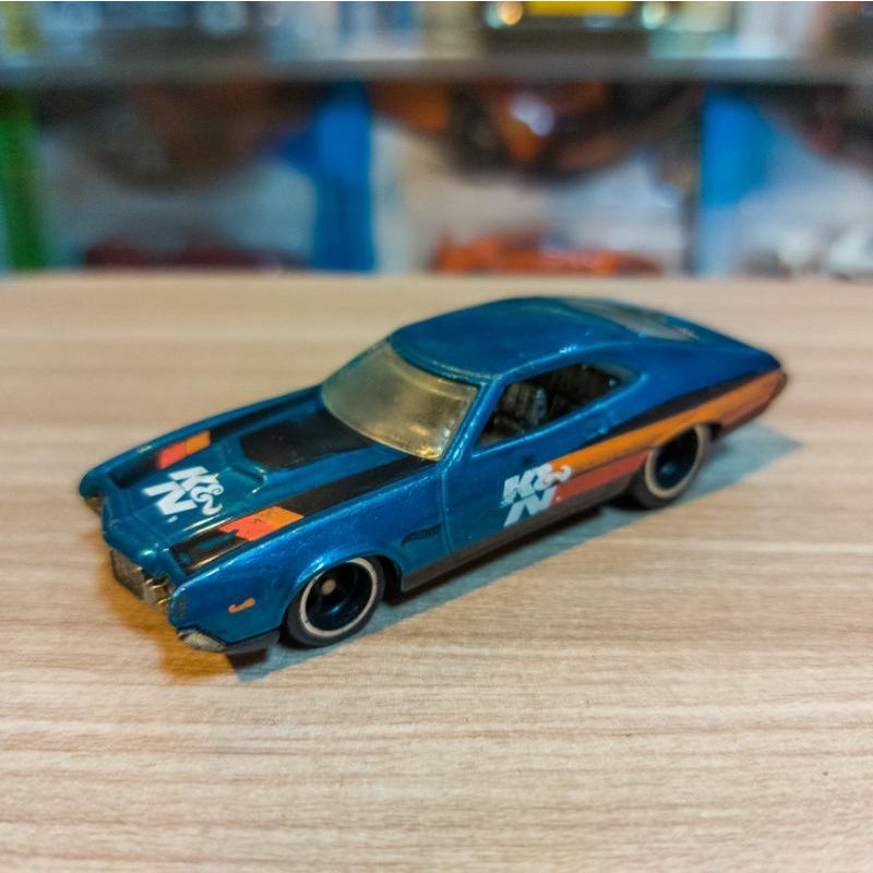 HOT WHEELS 72 FORD GRAN TORINO SPORT LOOSE - SUPER TREASURE HUNT - THS - STH