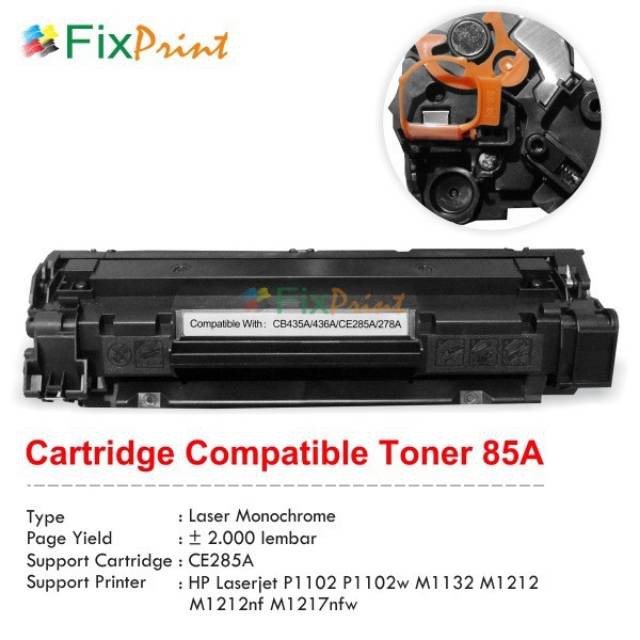 Cartridge Toner HP 85A 35A CE285A CB435A Printer P1102 1102 LBP6030 P1005 P1006 P1102W M1132