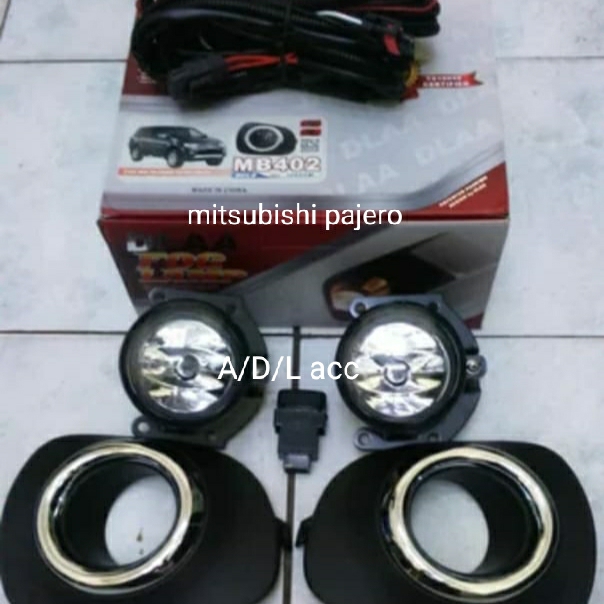 foglamp bemper BUMPER DEPAN Lampu SOROT kabut mitsubishi pajero