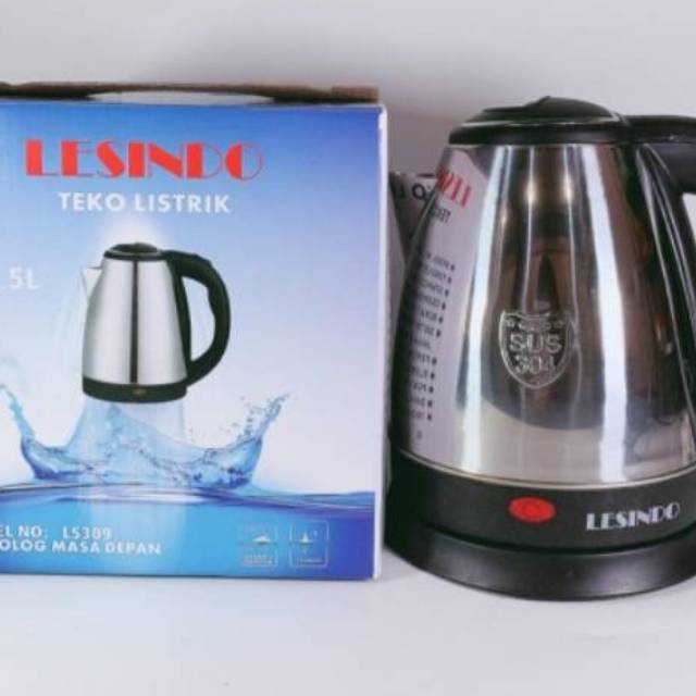 Teko Listrik 1.5 Liter Teko Listrik Stianless Steel Teko Pemanas Air
