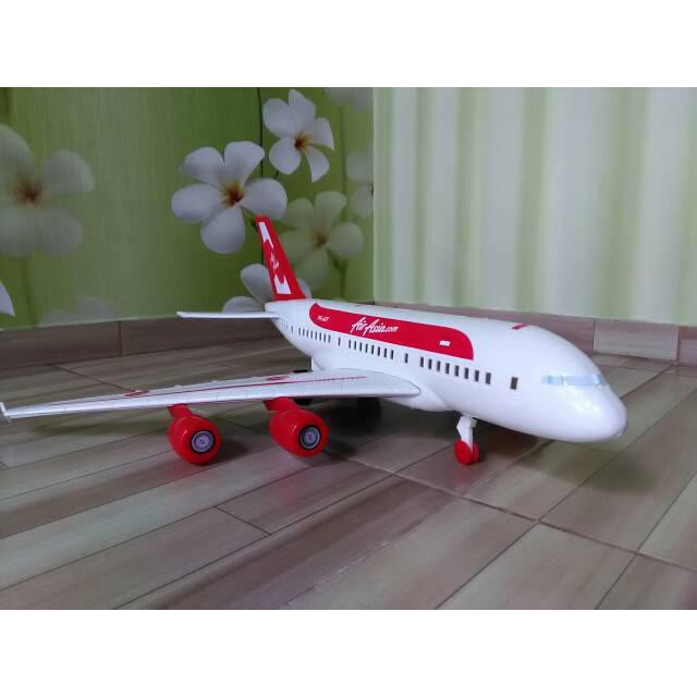 Miniatur Karikatur Miniatur Pesawat Terbang Air Asia Pajangan Hiasan Shopee Indonesia