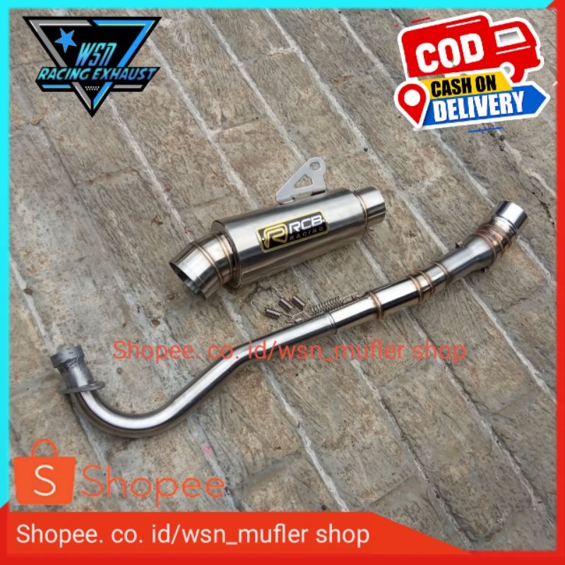 knalpot racing rcb pnp jupiter,vega,smash,grand,dll