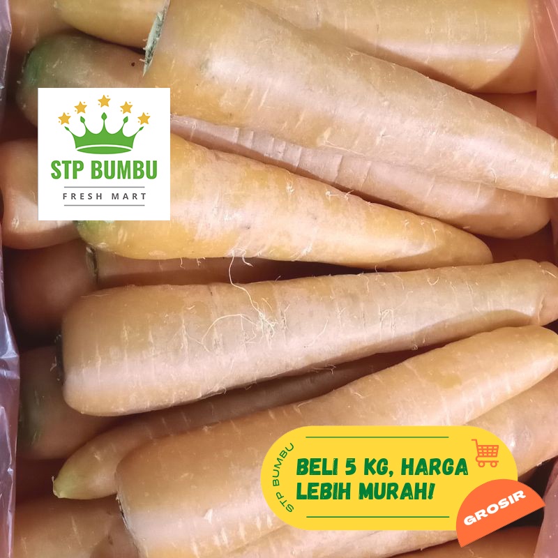 

LE Wortel Import Brastagi Fresh 1kg / Wortel Impor Berastagi Segar