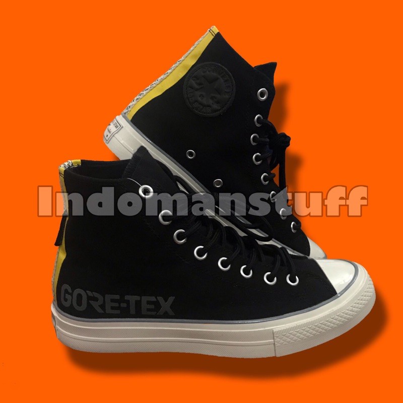 gore tex black converse