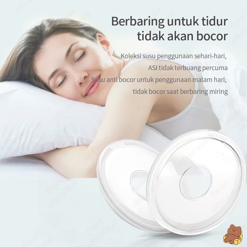 CMBear Breast Milk Collection Shell Tadah Asi Susu Ibu Penyimpan Asi Bayi BPA Free