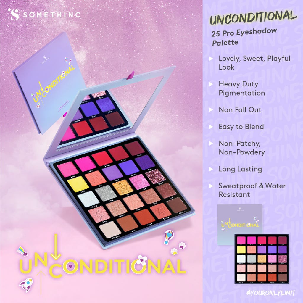 SOMETHINC UNCONDITIONAL 25 PRO EYESHADOW PALETTE