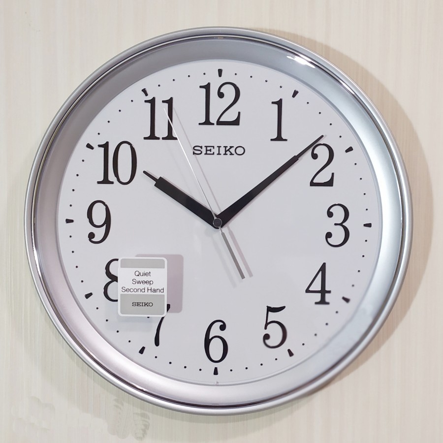 Jam Dinding Seiko Original Qxa768 Wall Clock 34cm Detik Halus Quiet Sweep Shopee Indonesia