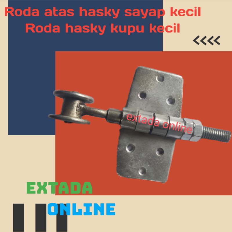 Roda atas Hasky roda kecil kupu pintu kayu dan pintu lipat dorong