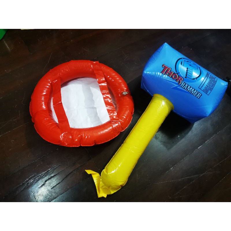 Palu tiup balon bunyi krincingan lonceng captain america thor 4d1w