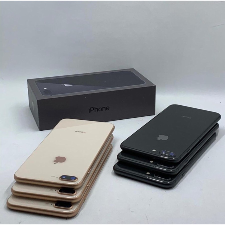 APPLE IPHONE 8 plus 64gb second fullset Normal Ex Inter free Tempered n case all operator-2