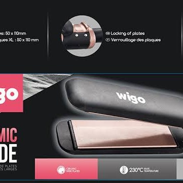 Catok BAGUS Pelurus Rambut Infrared Wigo W-980 Hair Straightener Moisture