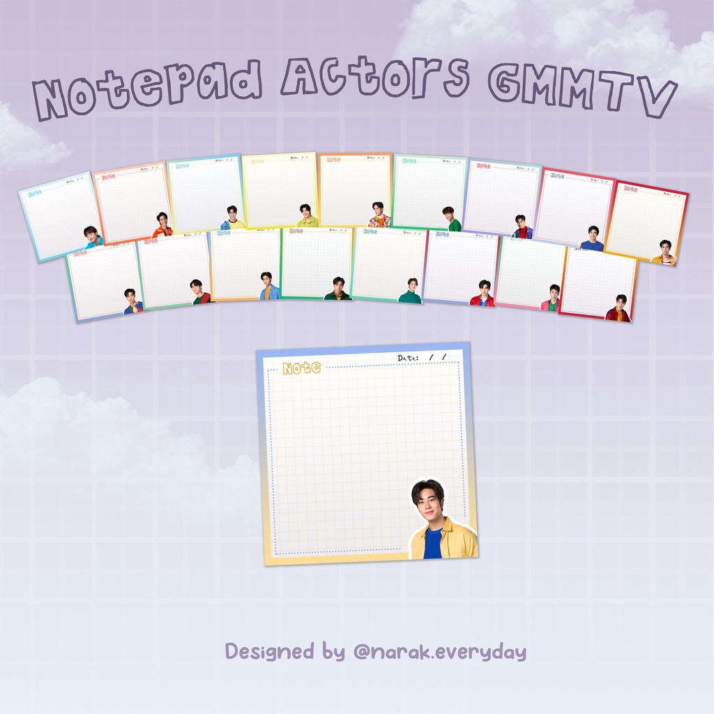 

Notepad Actors GMMTV 2022