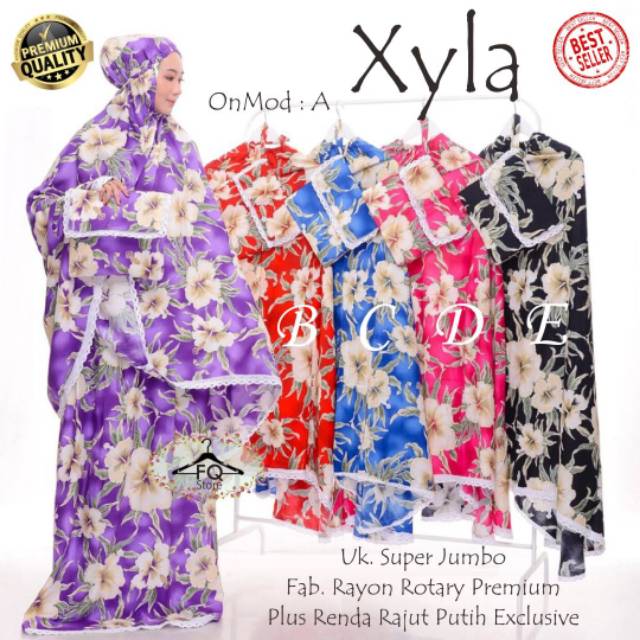 Xyla mukena dewasa mukena adem