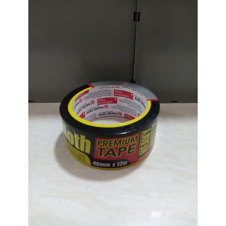 

LEM JILID NACHI HITAM 46 MM X 12 METER / CLOTH TAPE NACHI