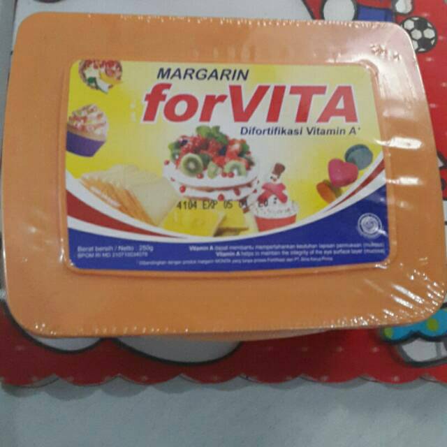 

forvita margarin netto 250 gram
