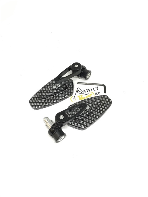 Spion Jalu Oval Karbon CNC Kaca Bening Motor Nmax Aerox Pcx Adv Xmax Vario 150 Nmax 2020 Lexi DLL