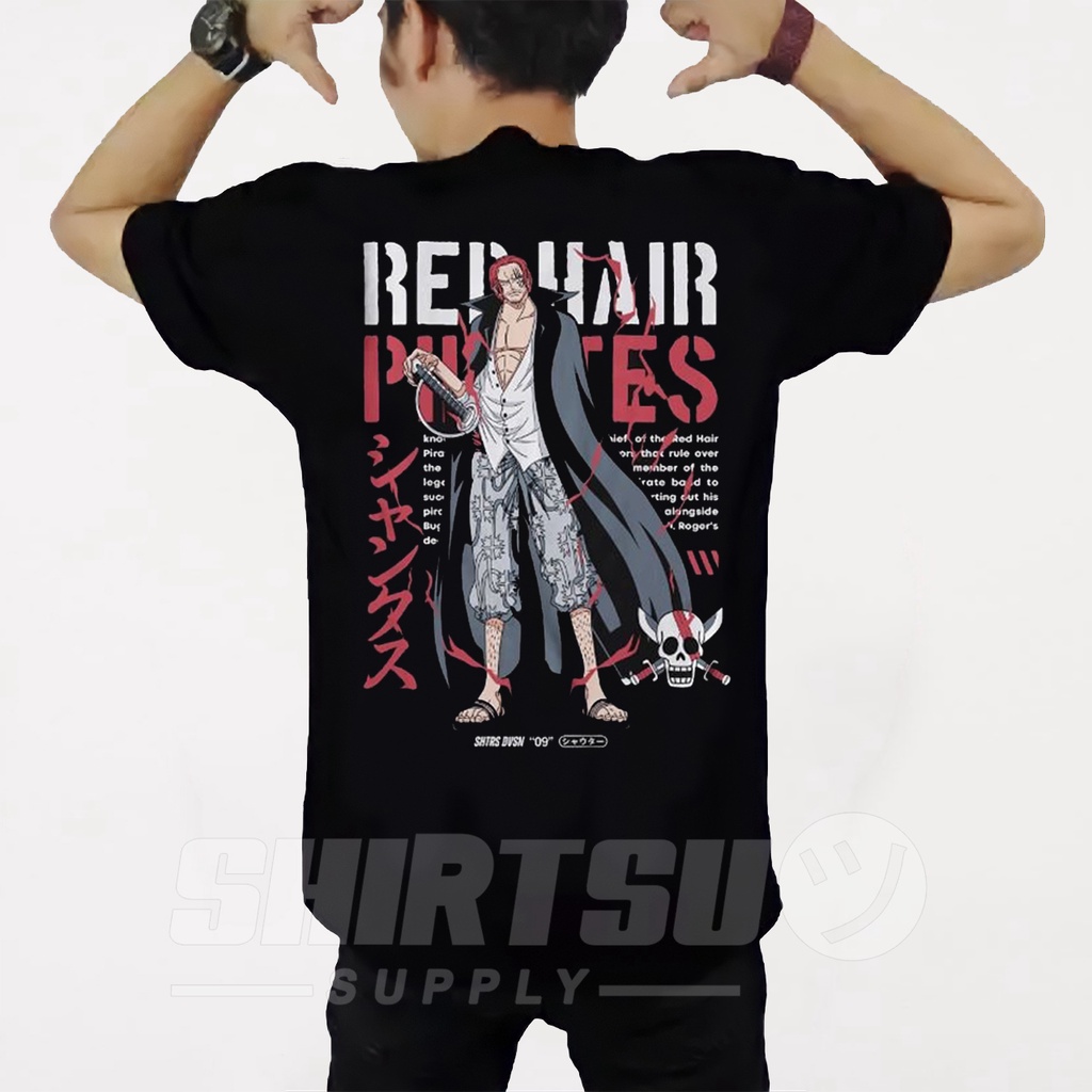 Baju Kaos T Shirt Distro Oblong Pria Wibu Gambar Sablon Merchandise Hitam Anime Bounty Wanted Akagam