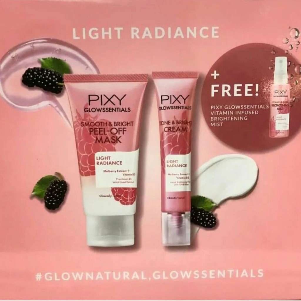 PIXY Glowssentials Pollution Off | Light Radiance Buy 2 Get 1 Free Face Mist