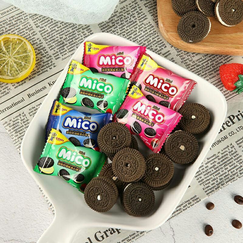 

Mico Mini Oreo Sandwich MICO 夹心饼干 376g Mico Biscuit Mini Oreo