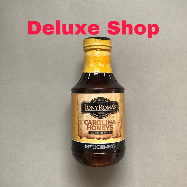 

TonyRoma's Carolina Honeys BBQ Sauce 567g