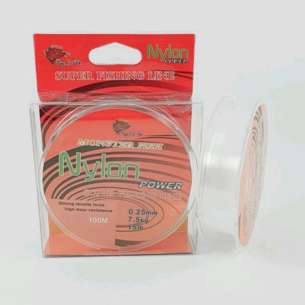 SENAR / LINE MONO MONSTER FISH NYLON (Color CLEAR)