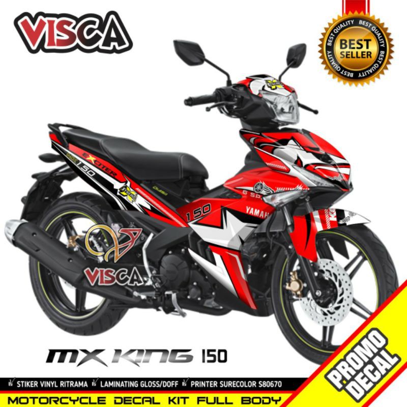 Decal MX King 150 Full Body Stiker MX King 150 Striping MX King 150 Sticker MX King 150 Full Blok mo