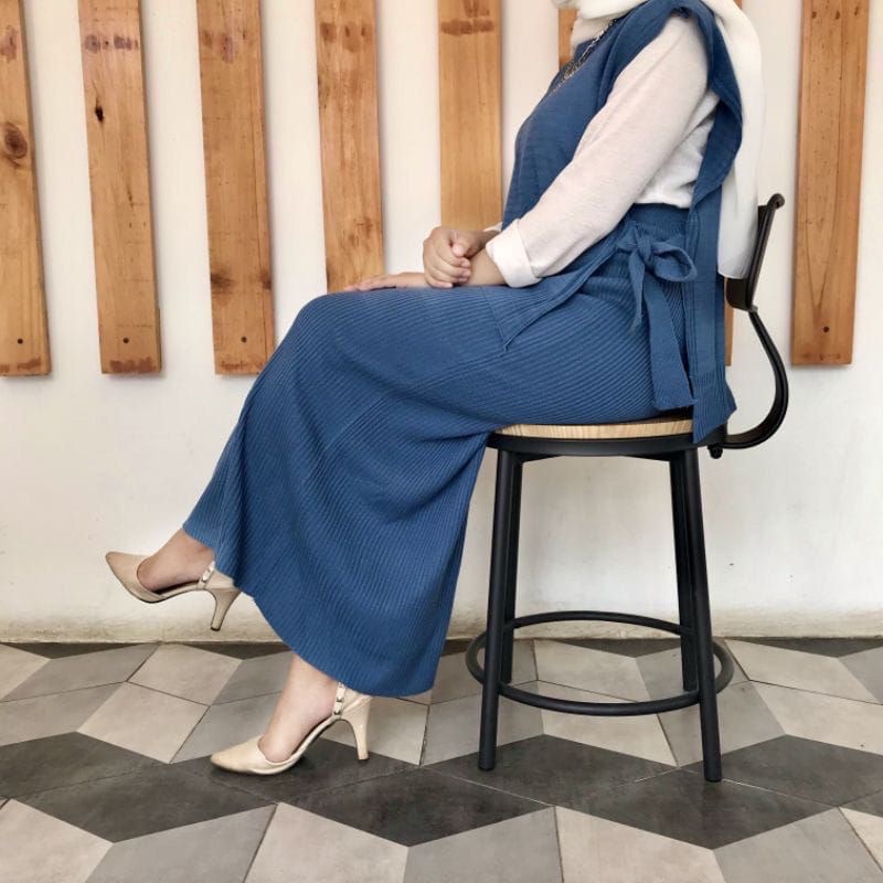 Soya Vest Rompi Rajut Oversize Knite Premium - Outer Knit Halus dengan Tali XXL